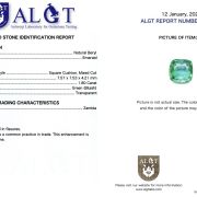 Smarald 1,80 ct., Zambia, ALGT Antwerp