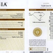 Diamant 0,50 ct., H, VS2, GIA 7428124418