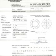 Diamant natural 0,63 ct., H, IF, certificare IGI Antwerp Belgia