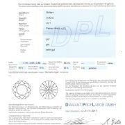 Diamant natural 0,400 ct., F, VS1, DPL Germania