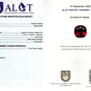 Spesartit 7,05 ct., Fine Color Quality, neincalzit, ALGT Antwerp