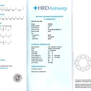 Diamant natural 1,00 ct., E, VVS1, certificare HRD Antwerp