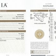 Diamant natural 0,54 ct., J, VS1, certificare GIA