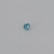 Diamant 0,07 ct., Fancy intense greenish blue, certificare HRD Antwerp