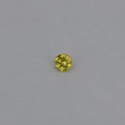 Diamant 0,10 ct., Fancy yellow, certificare HRD Antwerp