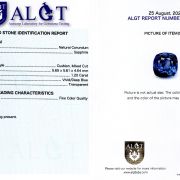 Safir 1,20 ct., Fine Color Quality, ALGT Antwerp