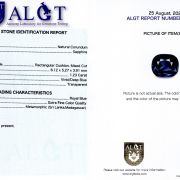 Safir Royal Blue 1,23 ct., Sri Lanka/Madagascar, Extra Fine Color Quality, ALGT Antwerp
