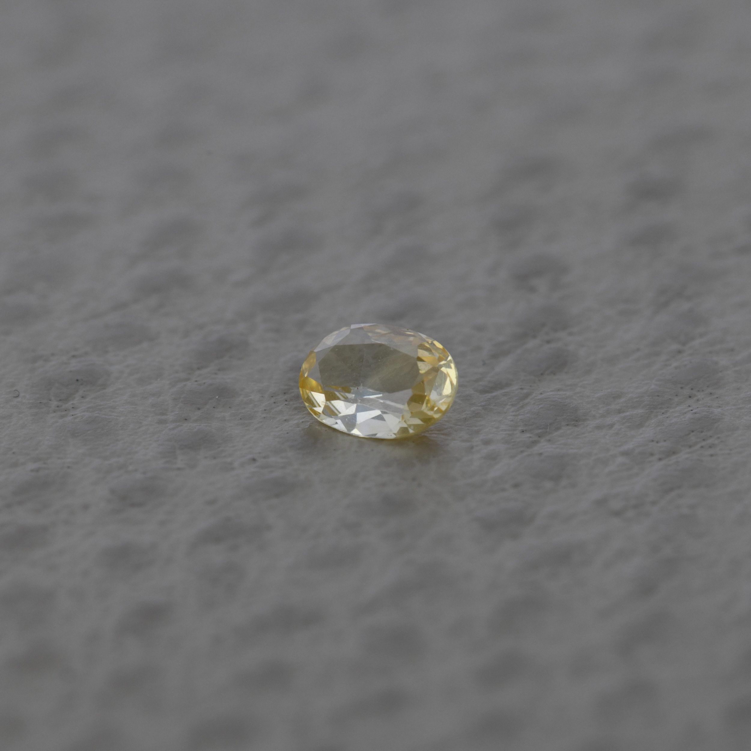 Safir 0,63 ct., certificare ALGT Antwerp