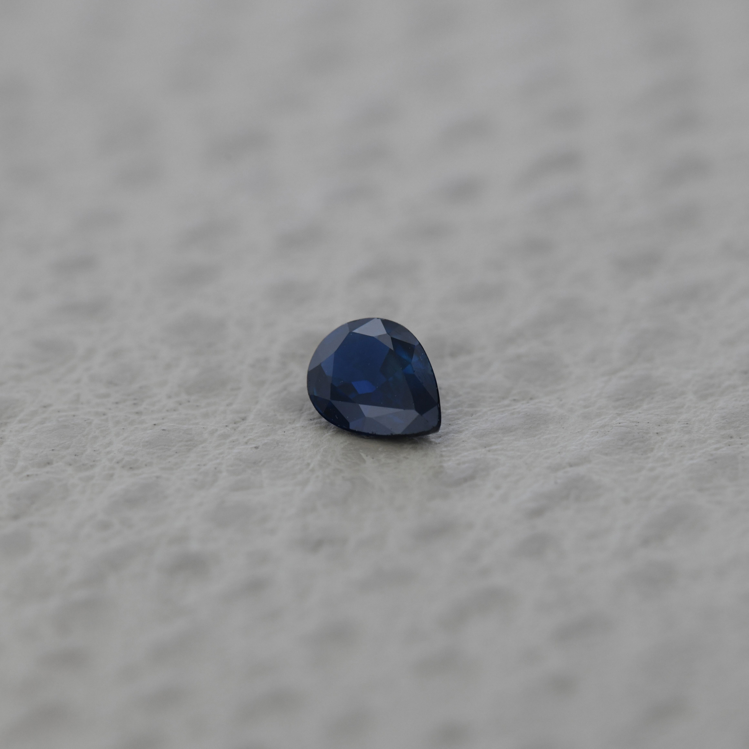 Safir 0,64 ct., certificare ALGT Antwerp