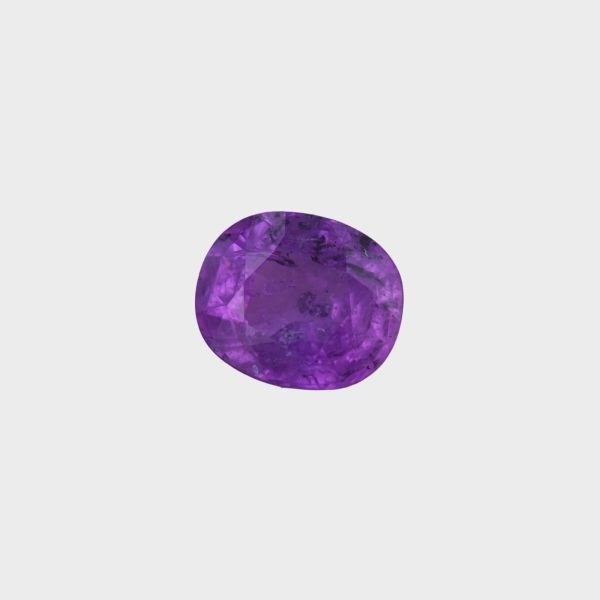 Safir 3,36 ct., Madagascar, ALGT Antwerp