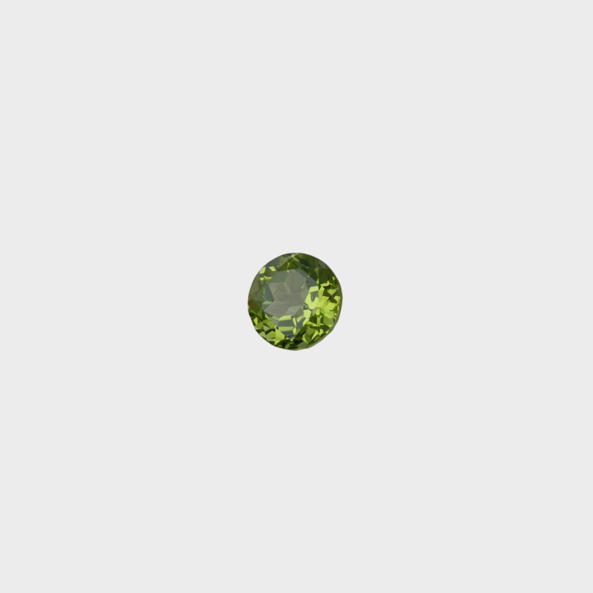 Peridot 1,05 ct., neincalzit, certificare ALGT Antwerp