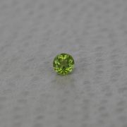 Peridot 1,14 ct., neincalzit, certificare ALGT Antwerp