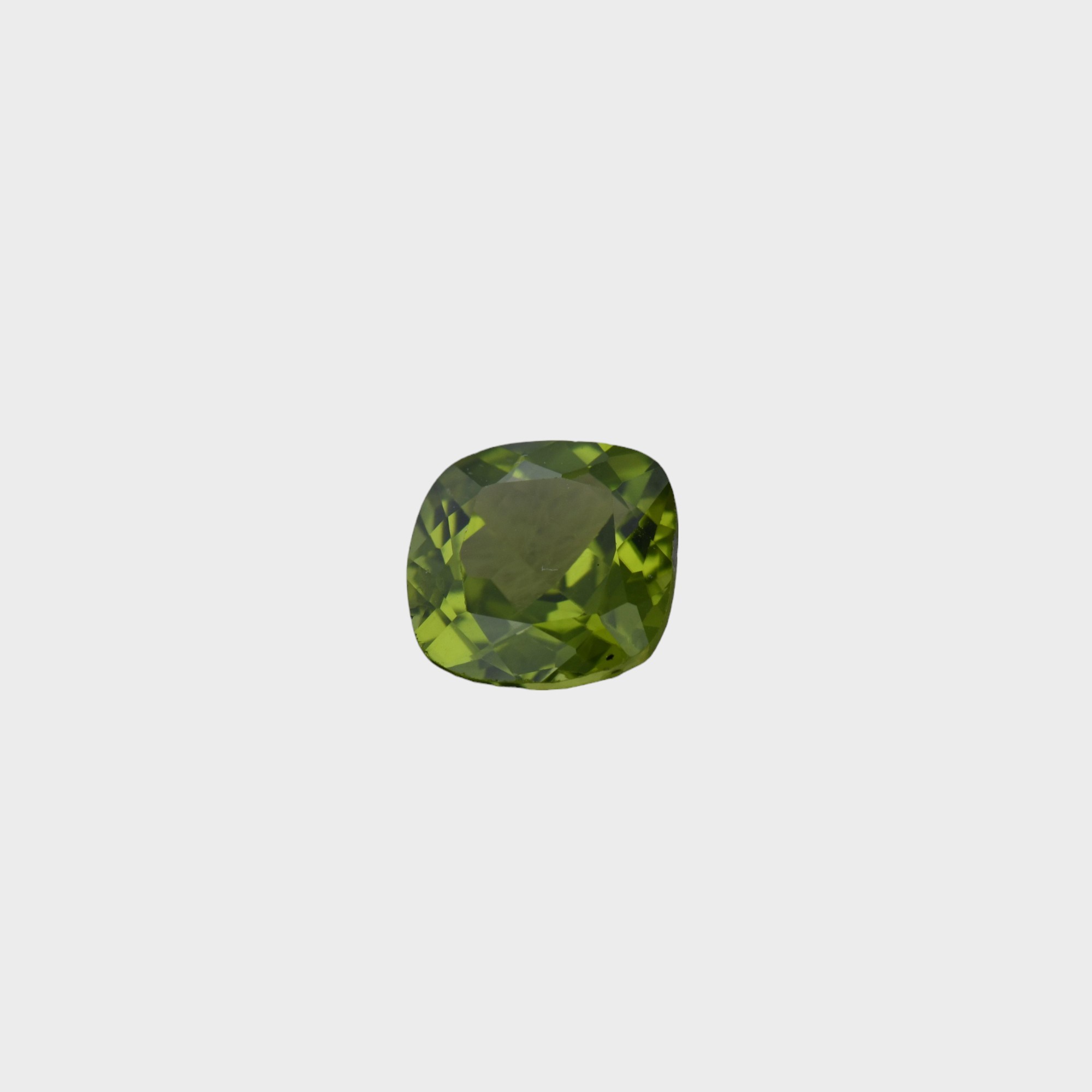 Peridot 3,04 ct., neincalzit, certificare ALGT Antwerp