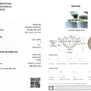 Diamant natural 0,30 ct., F, VS1, IGI 583341065