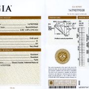 Diamant natural 0,40 ct., D, SI1, GIA 1479079508