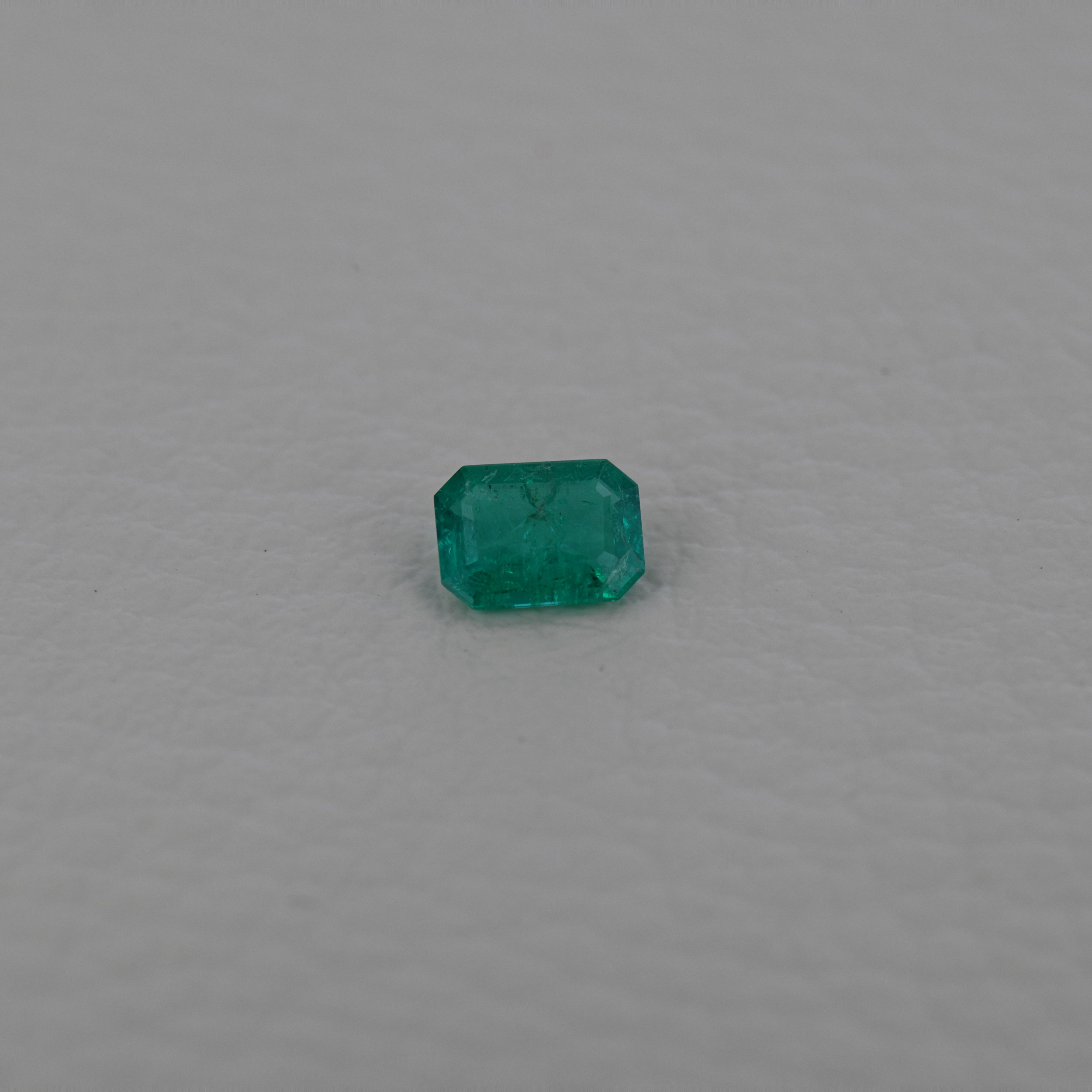 Smarald 0,56 ct., Afganistan, Panjshir, Fine Color Quality, ALGT Antwerp