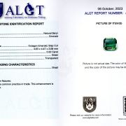 Smarald 0,33 ct., Brazilia, ALGT Antwerp