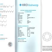 Diamant natural 1,00 ct., E, SI1, certificare HRD Antwerp
