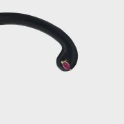 Cercel aur galben 18k cu rubin, 0,41 grame