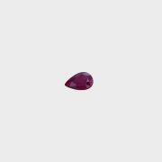 Rubin pear 0,19 ct., Mozambic, ALGT Antwerp