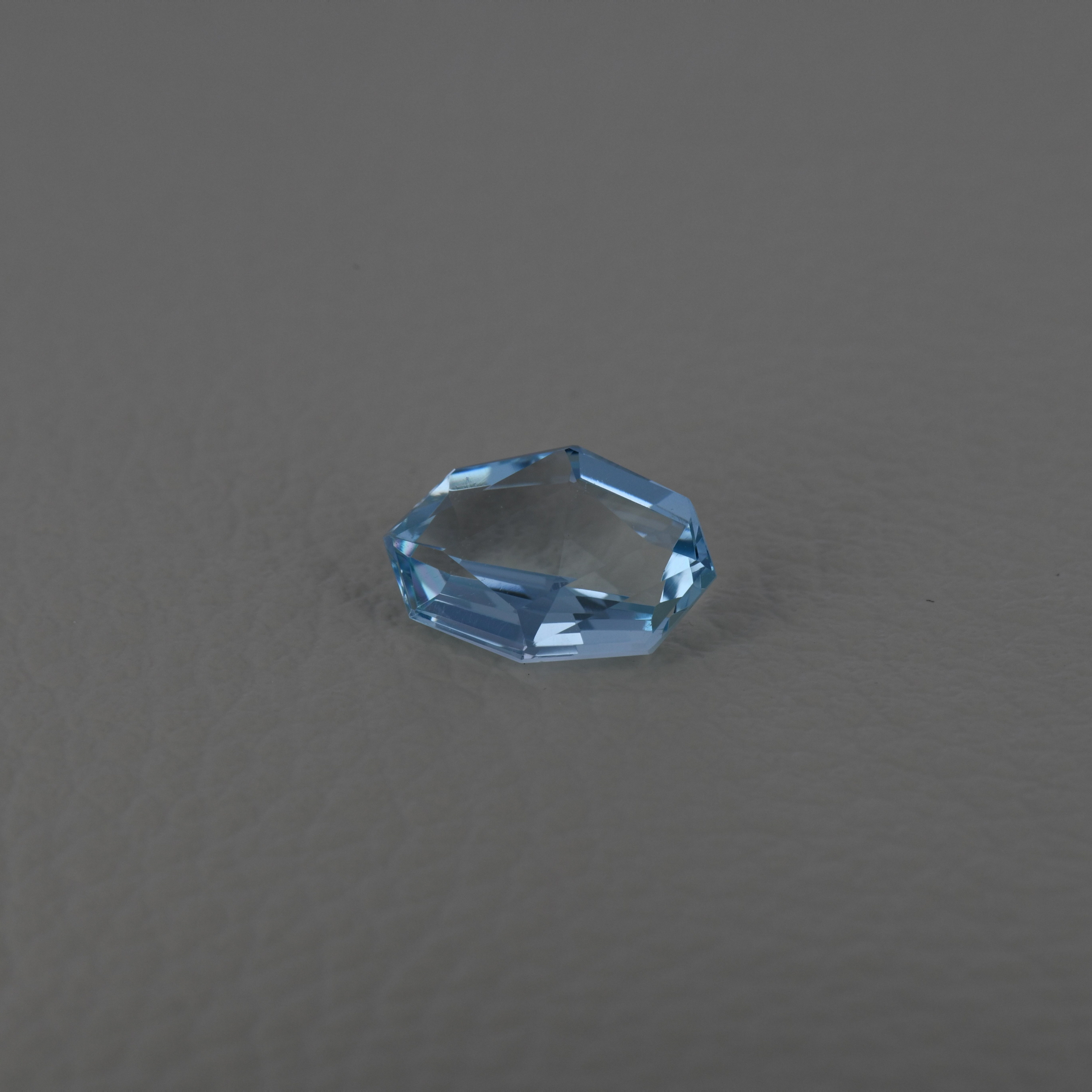 Aquamarin 4,99 ct, certificare ALGT Antwerp