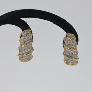 Cercei din aur galben 18k, 8,72 grame