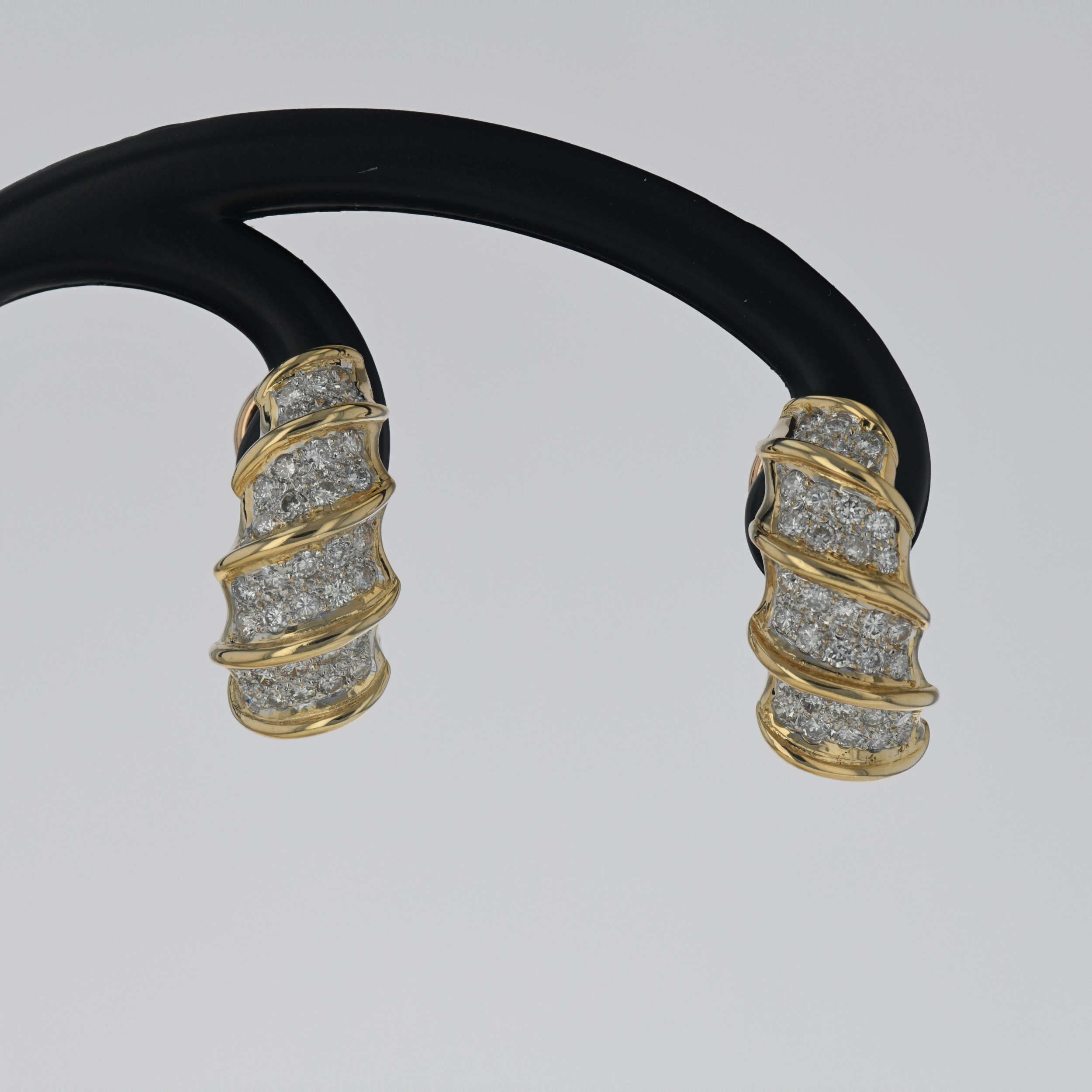 Cercei din aur galben 18k, 8,72 grame