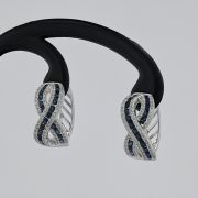 Cercei din aur alb 14k, 8,18 grame