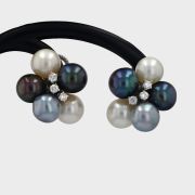 Cercei de aur alb 18k, 18,54 grame