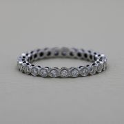 Inel de aur alb 18k, cu briliante