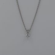 Pandantiv din aur alb 18k, 0,34 grame