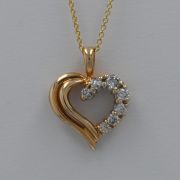 Pandantiv din aur galben 14k, 0,98 grame