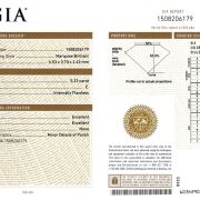 Diamant natural 0,33 ct.,E, IF, certificare GIA