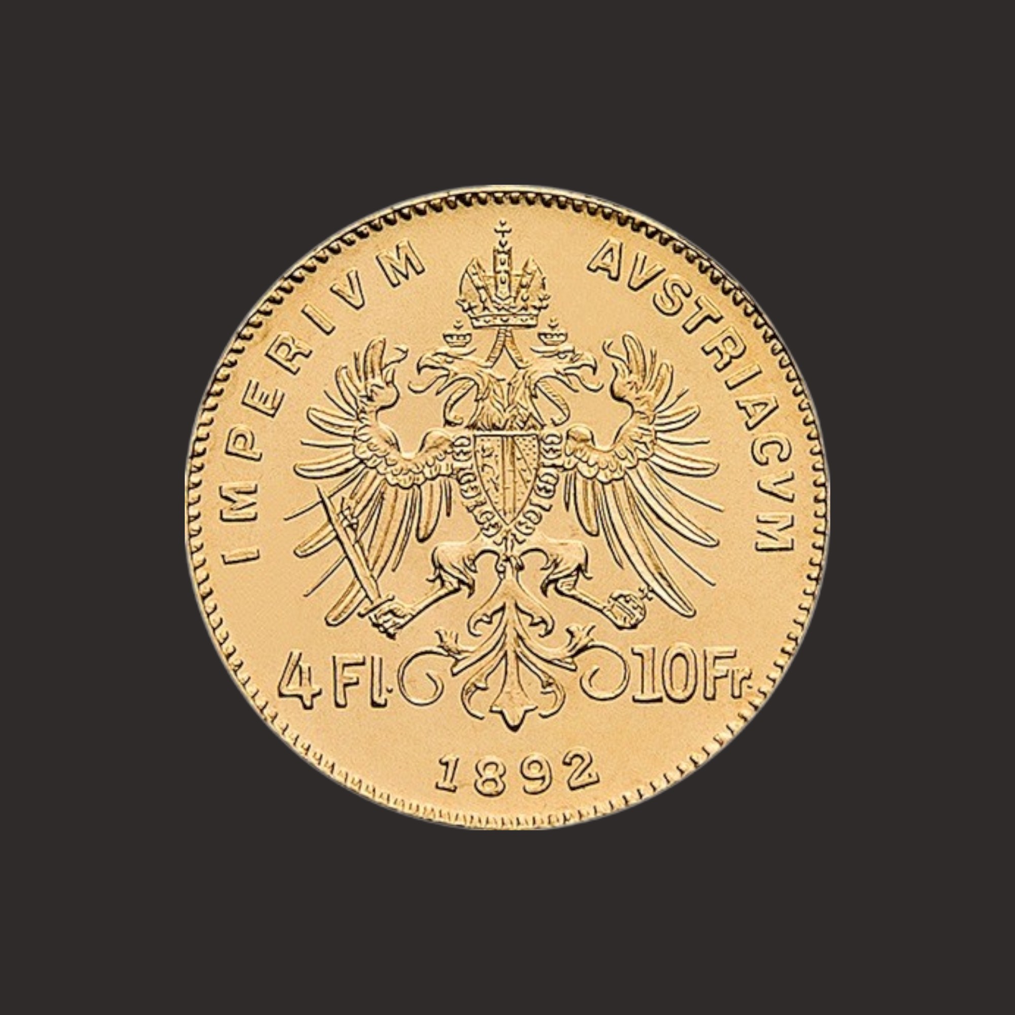 Moneda Aur Florini Guldeni Franci – Spate P