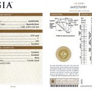 Diamant Natural 0,29 Ct., F, VS1 – Sku C