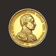 Moneda Aur Marci Germane Wilhelm II Bust – Fata P1