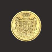 Moneda Aur Coroane Danemarca Frederik VIII – Spate P