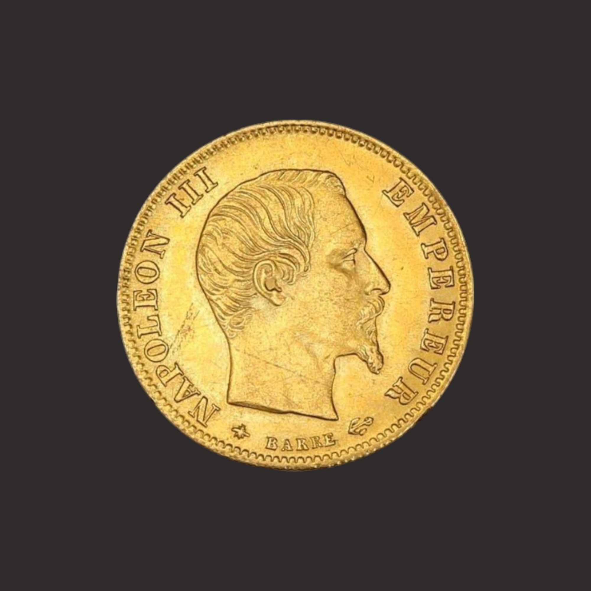 Moneda Aur Franci Francezi Napoleon III – Fata P