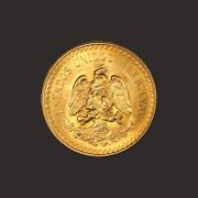 Moneda Din Aur 2,5 Pesos Mexic – Spate P