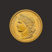 Moneda De Aur Franci Elvetieni Helvetica