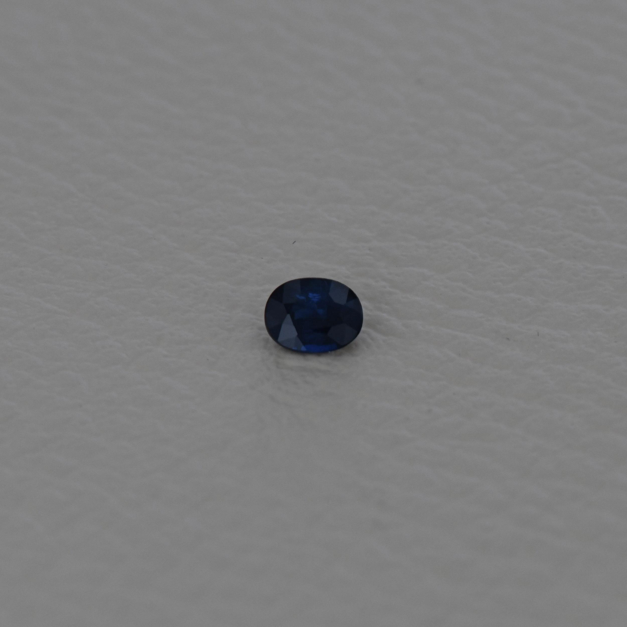 Safir 0,43 Ct., Magmatic, Australia, Certificare ALGT Antwerp Sku