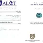 Smarald 0,71 Ct., Zambia, ALGT Antwerp Sku C