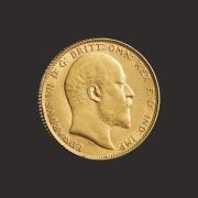 Moneda Aur Sovereign, Eduard Al VII Lea Fata