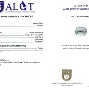 Smarald 1,42 Ct., Rusia, Certificare ALGT Antwerp Sku C