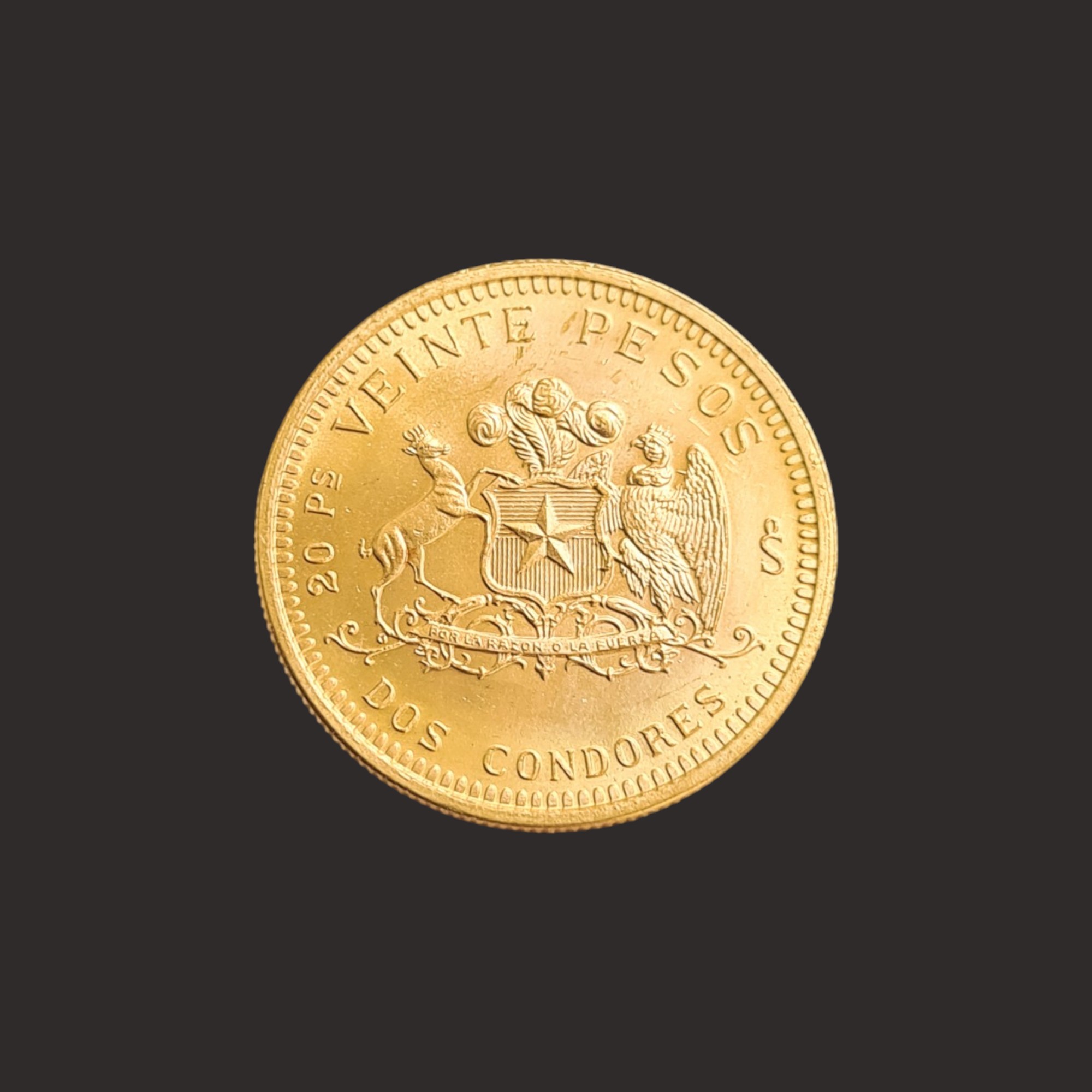 Moneda aur 20 pesos Chile – PRECOMANDA