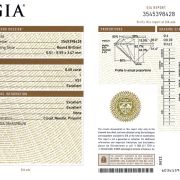 Diamant natural 0,65 ct., I, VS1, certificare GIA