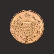 Moneda aur 20 franci belgieni, Albert-PRECOMANDA