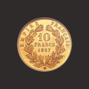 Moneda aur 10 franci francezi, Napoleon III-PRECOMANDA