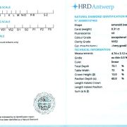 Diamant natural 0,31 ct., E, VVS2, certificare HRD Antwerp