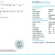 Diamant natural 0,49 ct., D, VVS2, certificare HRD Antwerp